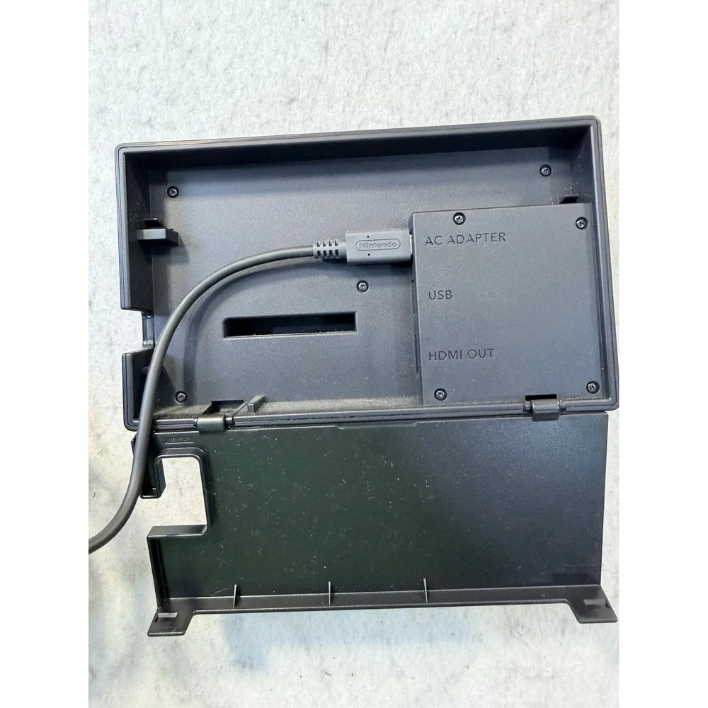 Nintendo Switch Docking Station HAC-007 Charcoal Black with AC Adapter OEM